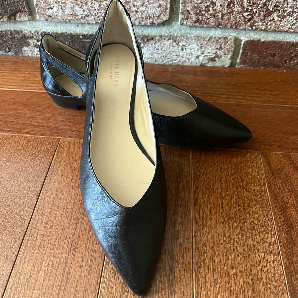 Black Cole Haan Flats Size 9B
